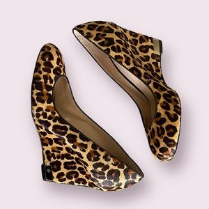 Tory Burch - Leopard Wedge SIZE 8